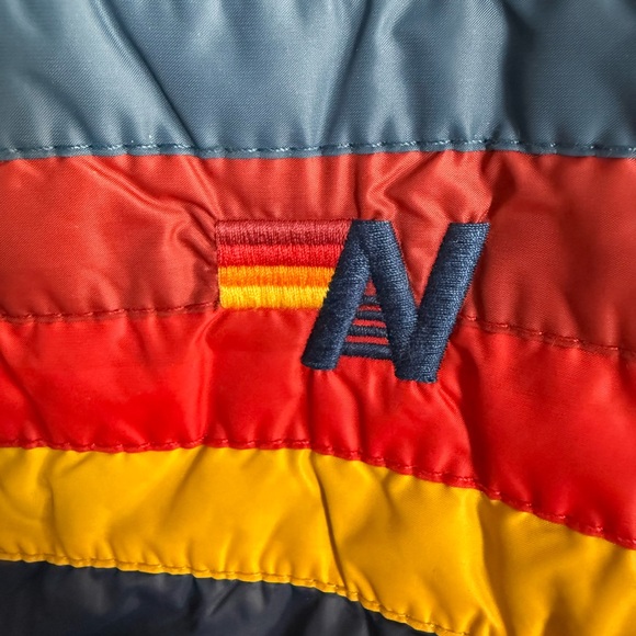 NWT Aviator Nation Men’s (Unisex) 4 Stripe Vest Sherpa Size Large - Picture 3 of 9